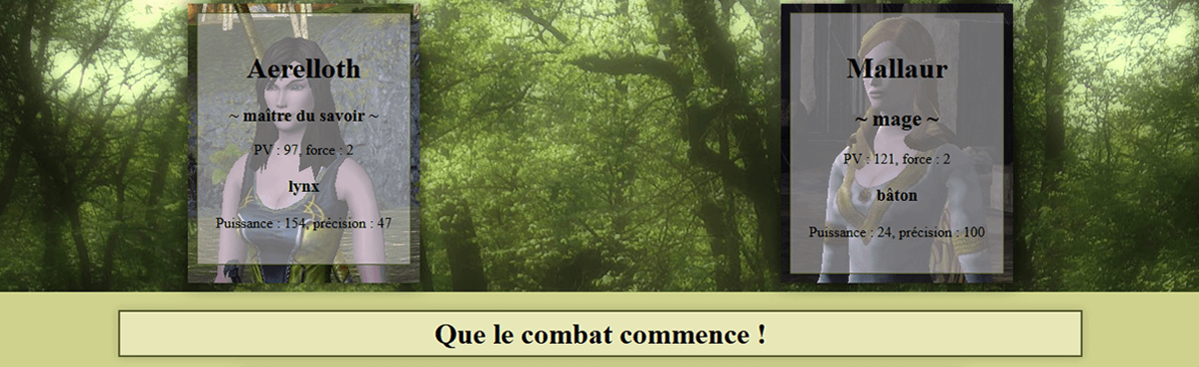 LOTRO fight : 2 combattants